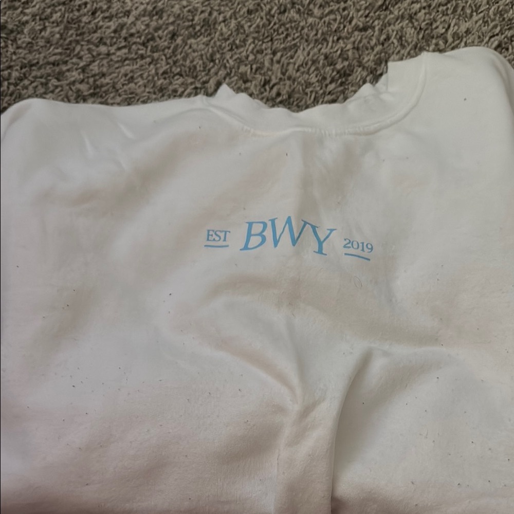 Begins With You White Crewneck